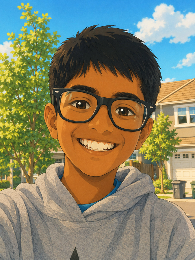 Illustration of Chaitu from the Snack Shack crew